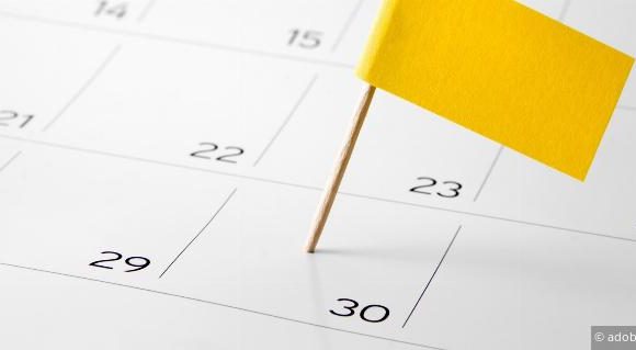 Wichtige Termine zum 30. September